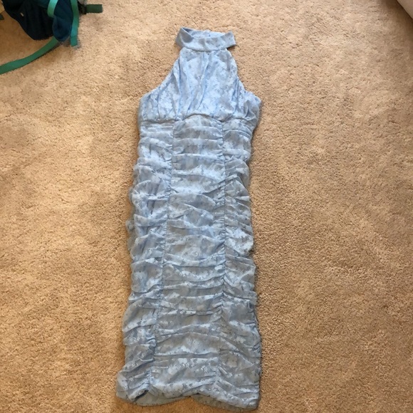 Blue Lace Dress - Picture 2 of 5